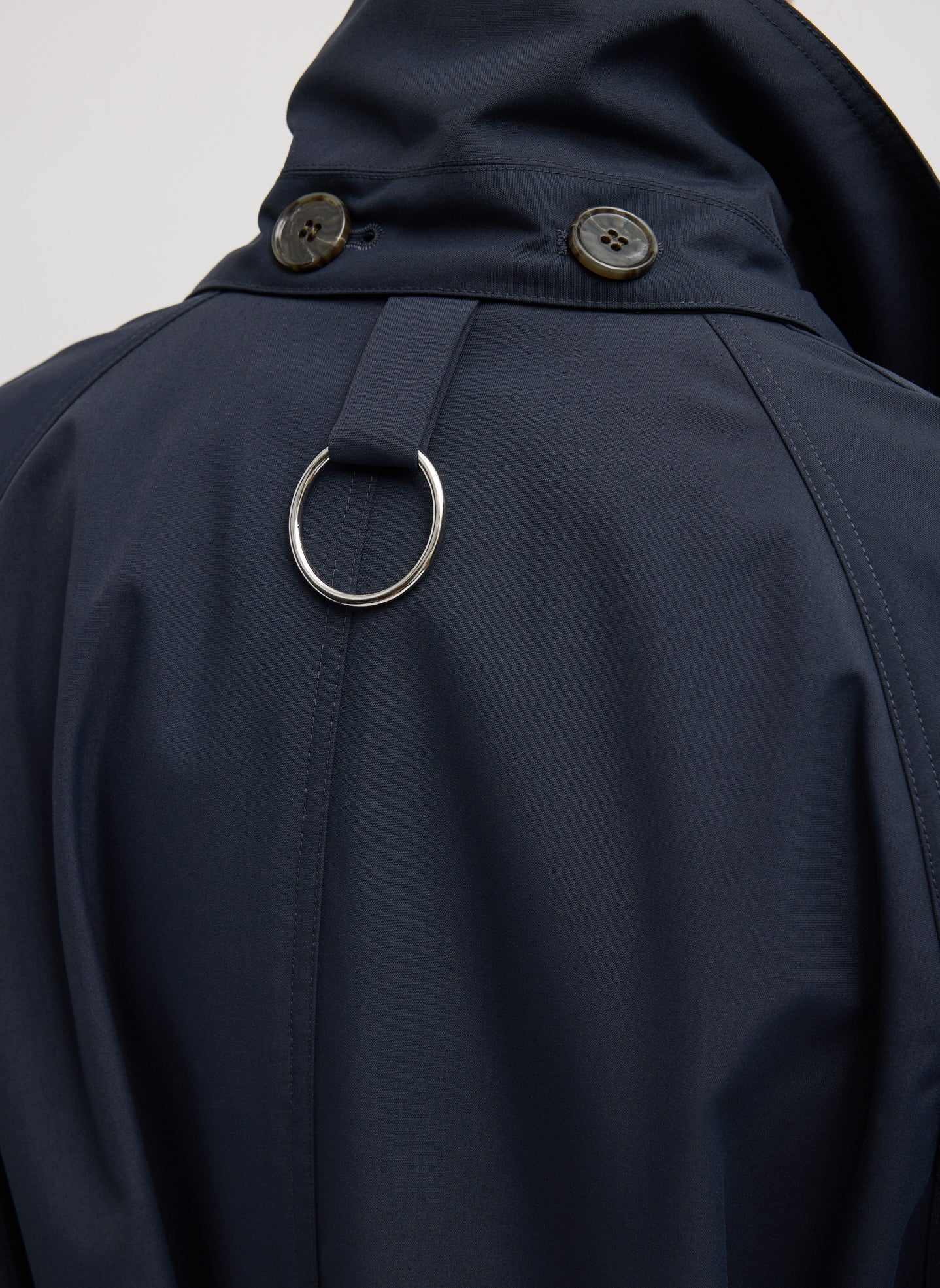 Tibi Double Collar Frank Trench
