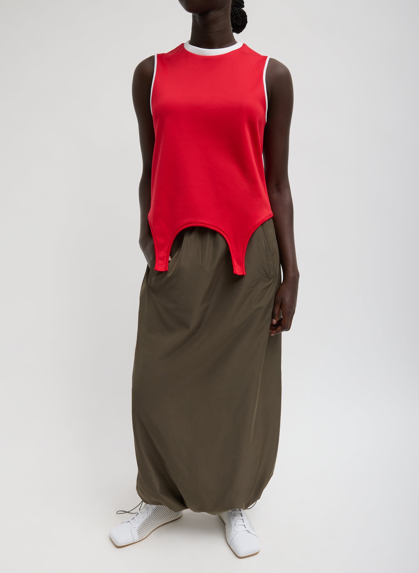 Tibi Active Knit Flip Tank
