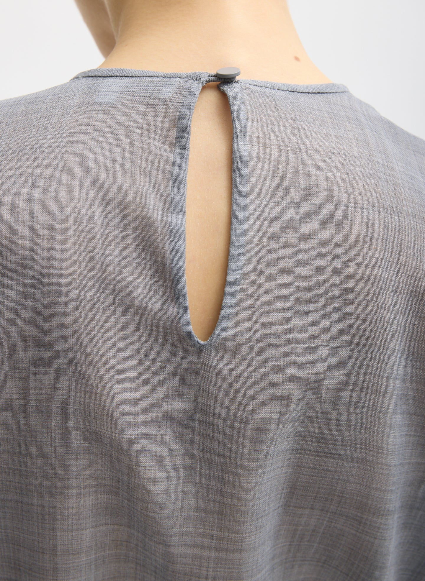 Tibi Sheer Wool Gauze Easy T-Shirt