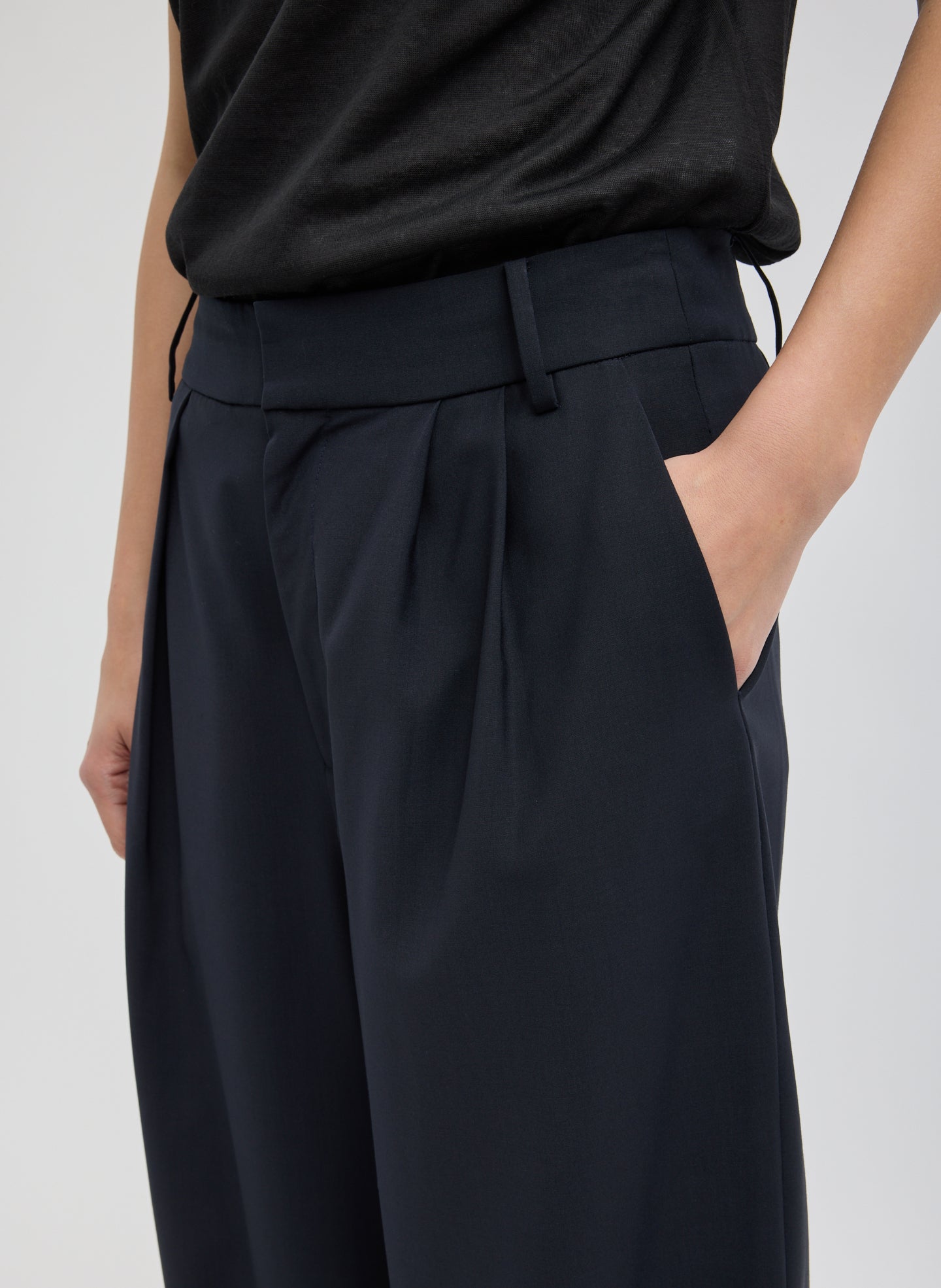 Tibi Tropical Wool Stella Pant