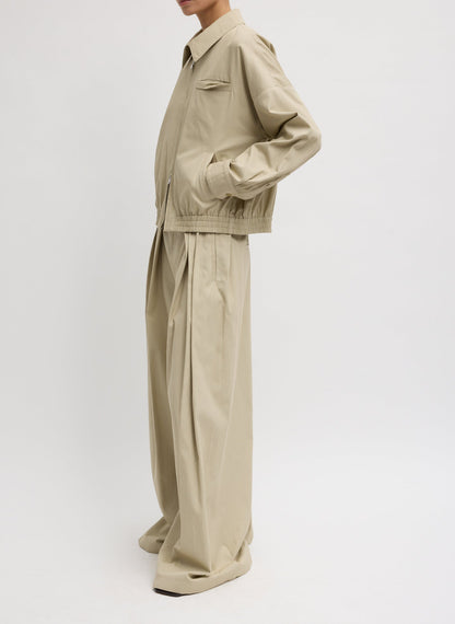 Tibi Luxe Spring Twill Bomber