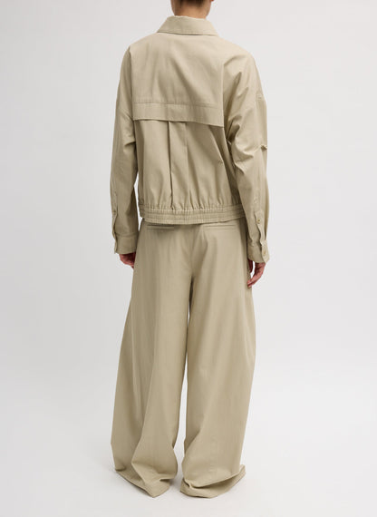 Tibi Luxe Spring Twill Bomber