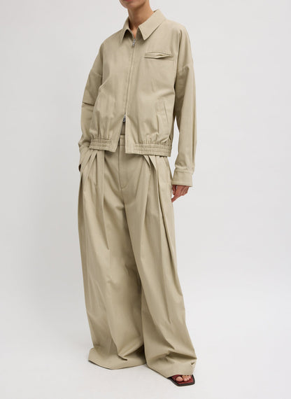 Tibi Luxe Spring Twill Bomber