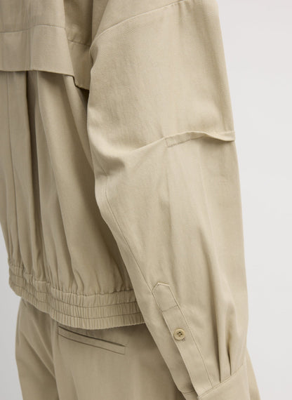 Tibi Luxe Spring Twill Bomber