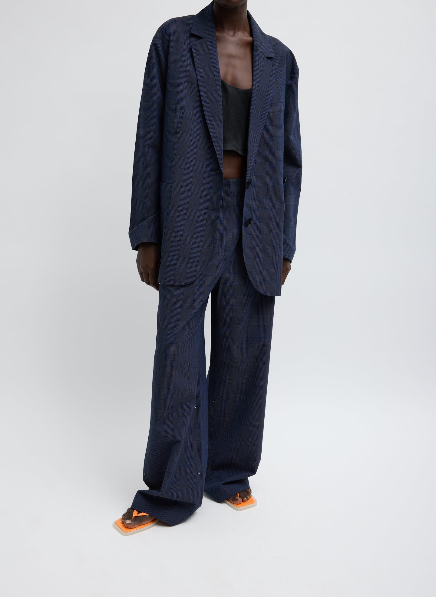 Tibi Menswear Crepon Liam Blazer