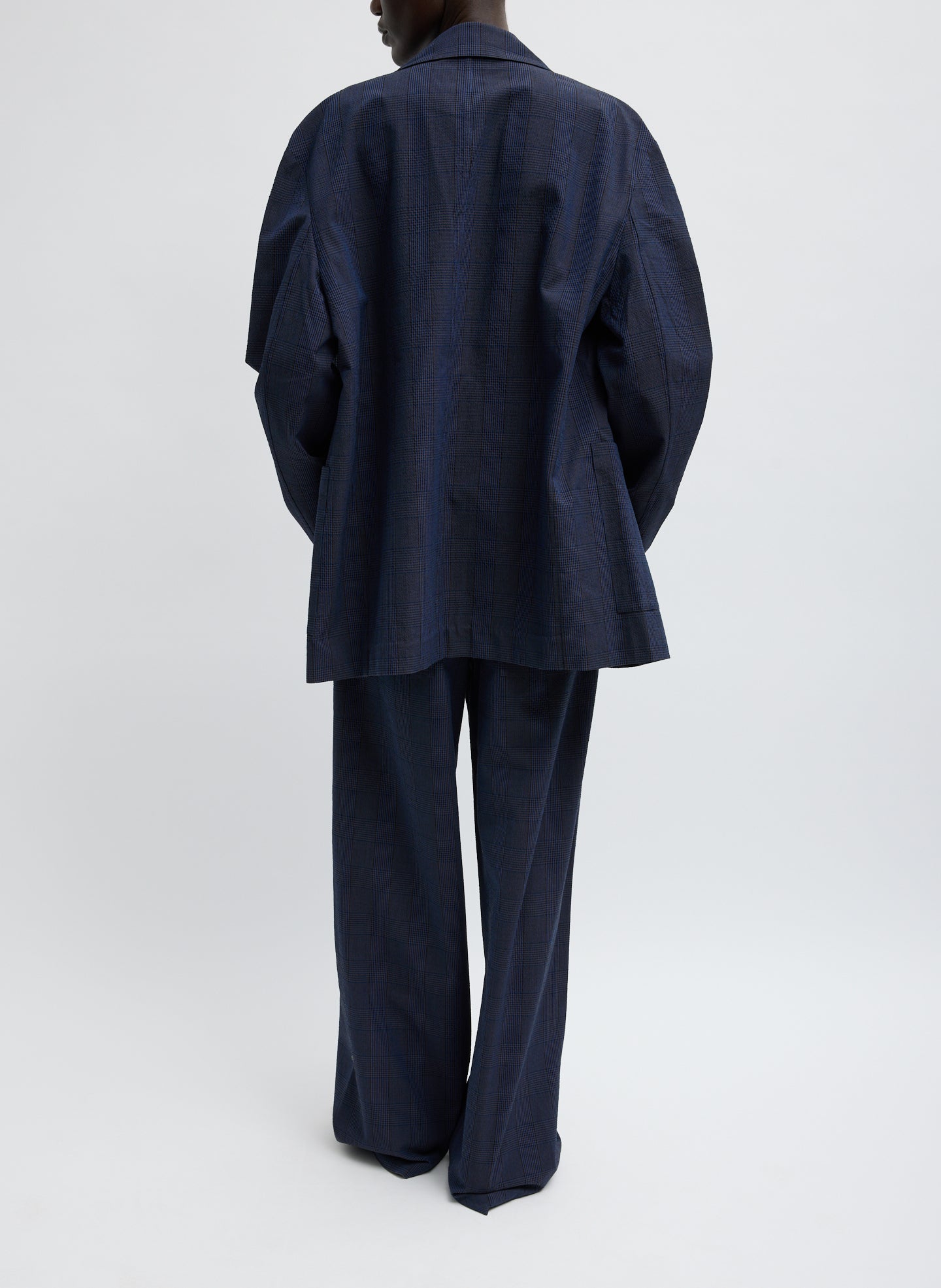 Tibi Menswear Crepon Liam Blazer