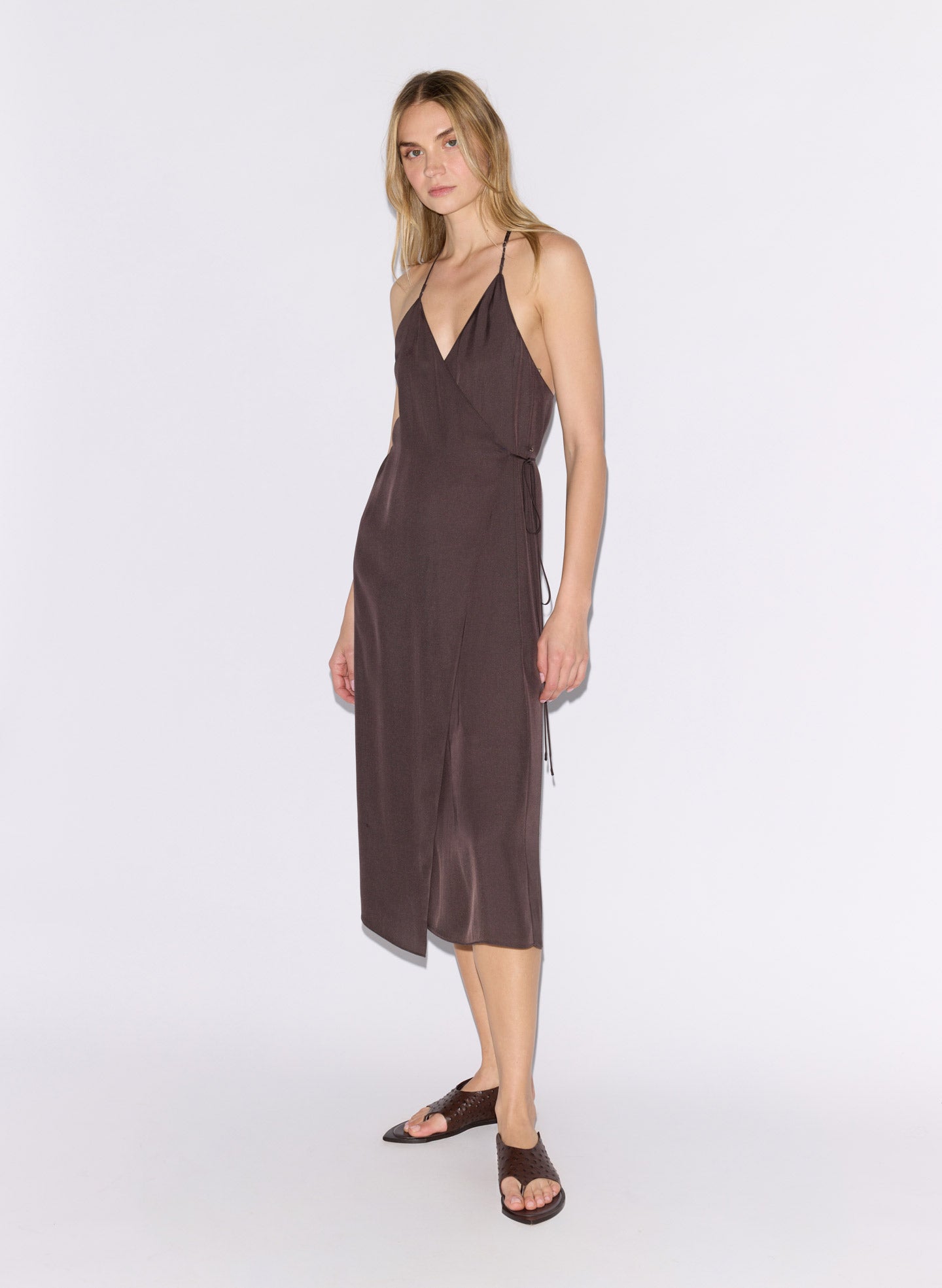 Tibi Summer Slip Wrap Dress