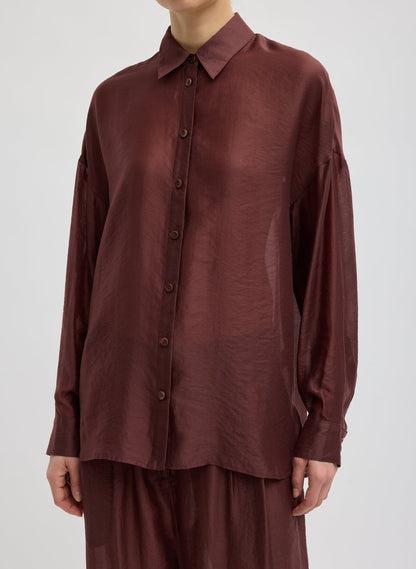 Tibi Summer Voile Oversized Shirt