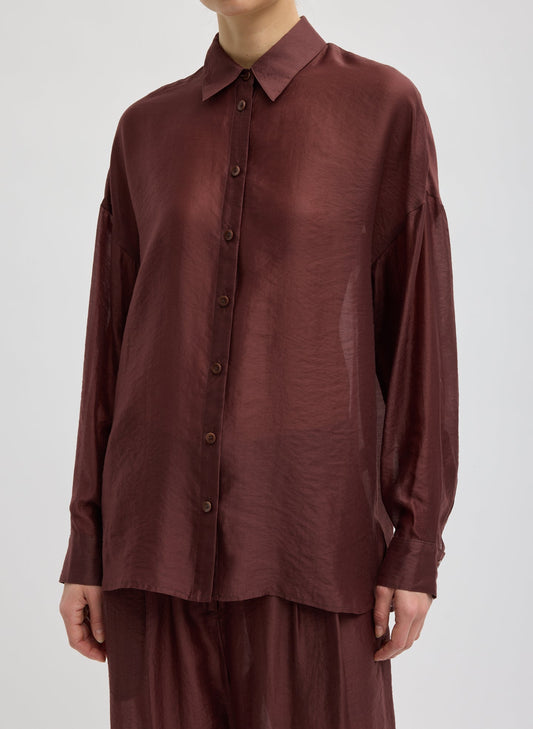 Tibi Summer Voile Oversized Shirt