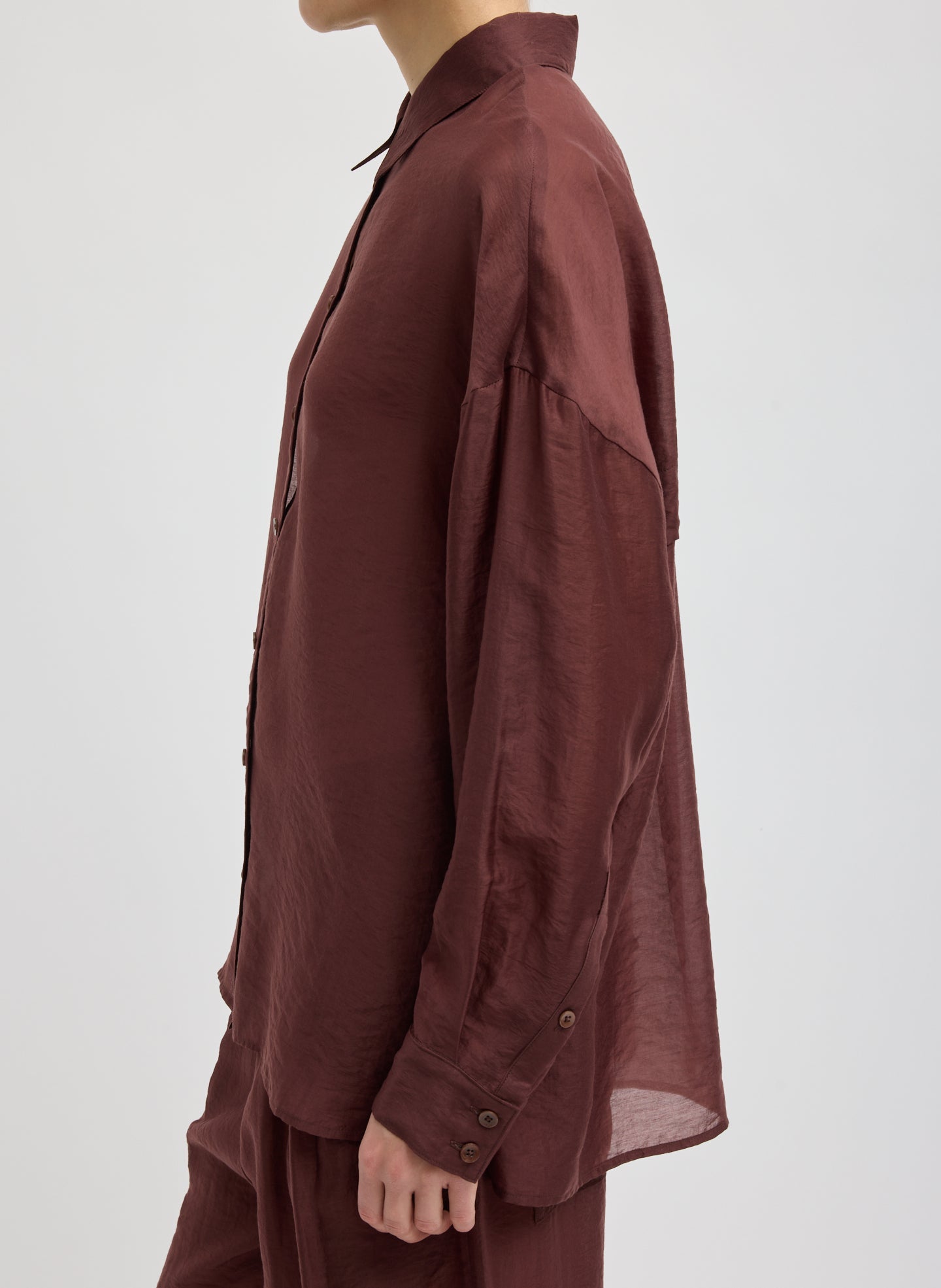 Tibi Summer Voile Oversized Shirt