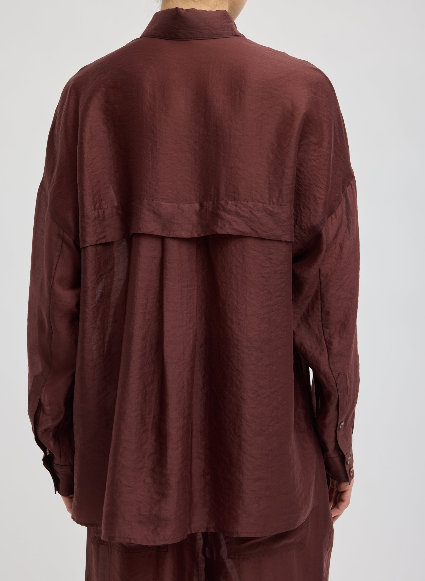 Tibi Summer Voile Oversized Shirt