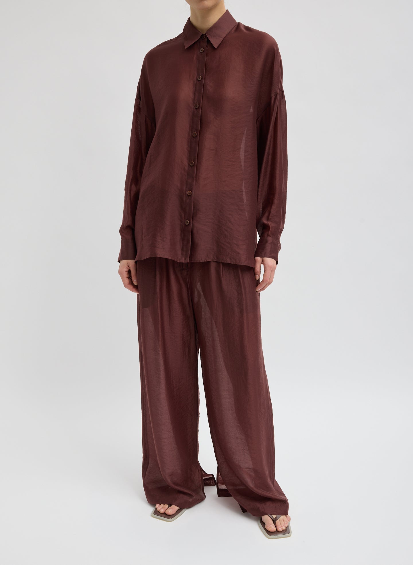 Tibi Summer Voile Oversized Shirt