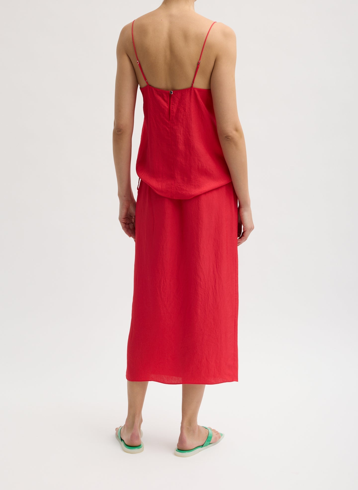 Tibi Summer Slip Wrap Skirt