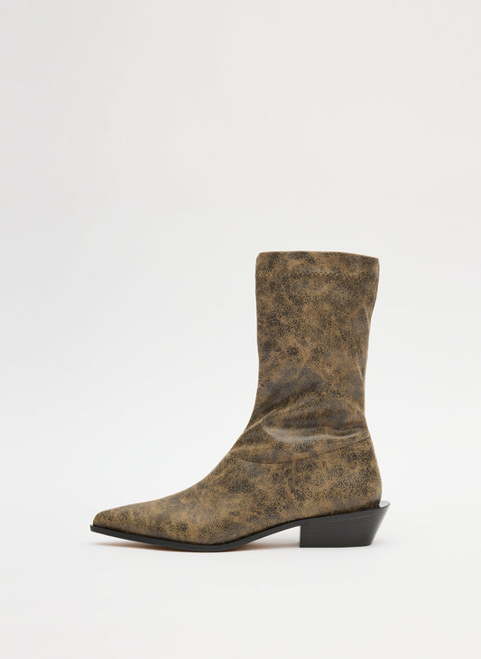 Tibi Distressed Leo Boot