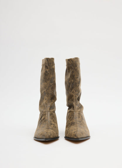 Tibi Distressed Leo Boot