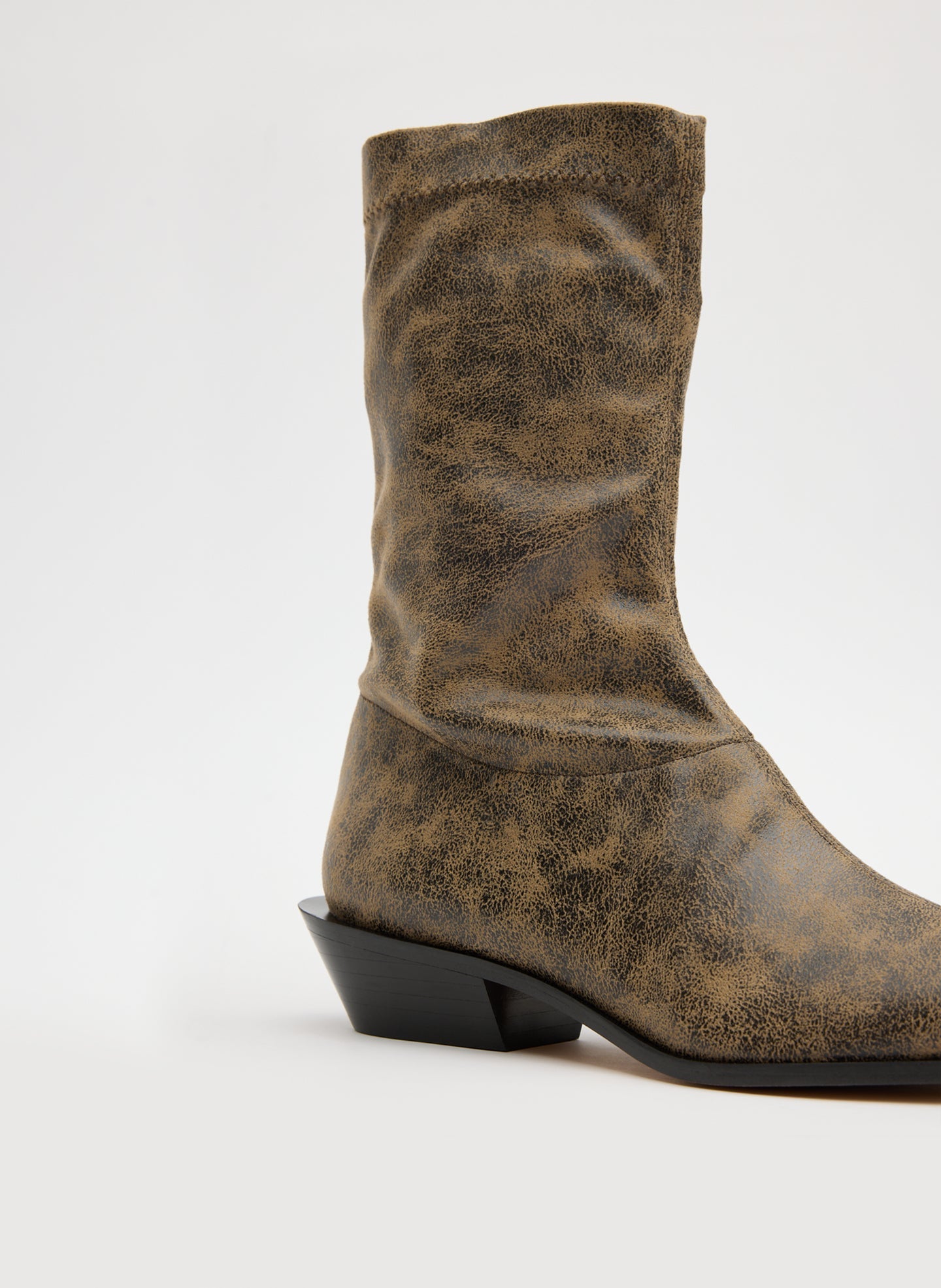 Tibi Distressed Leo Boot