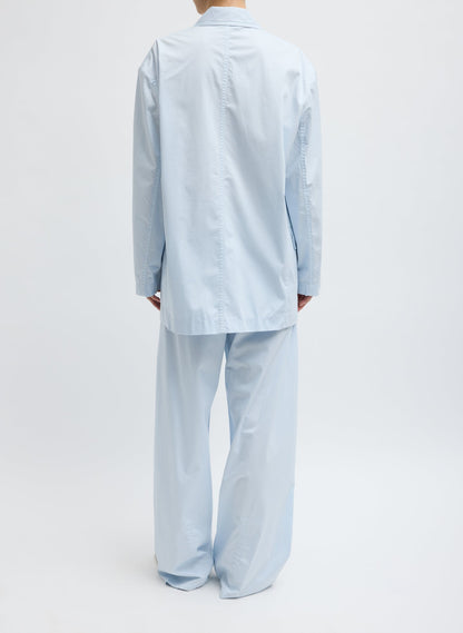 Tibi Garment Dyed Silky Cotton Liam Blazer