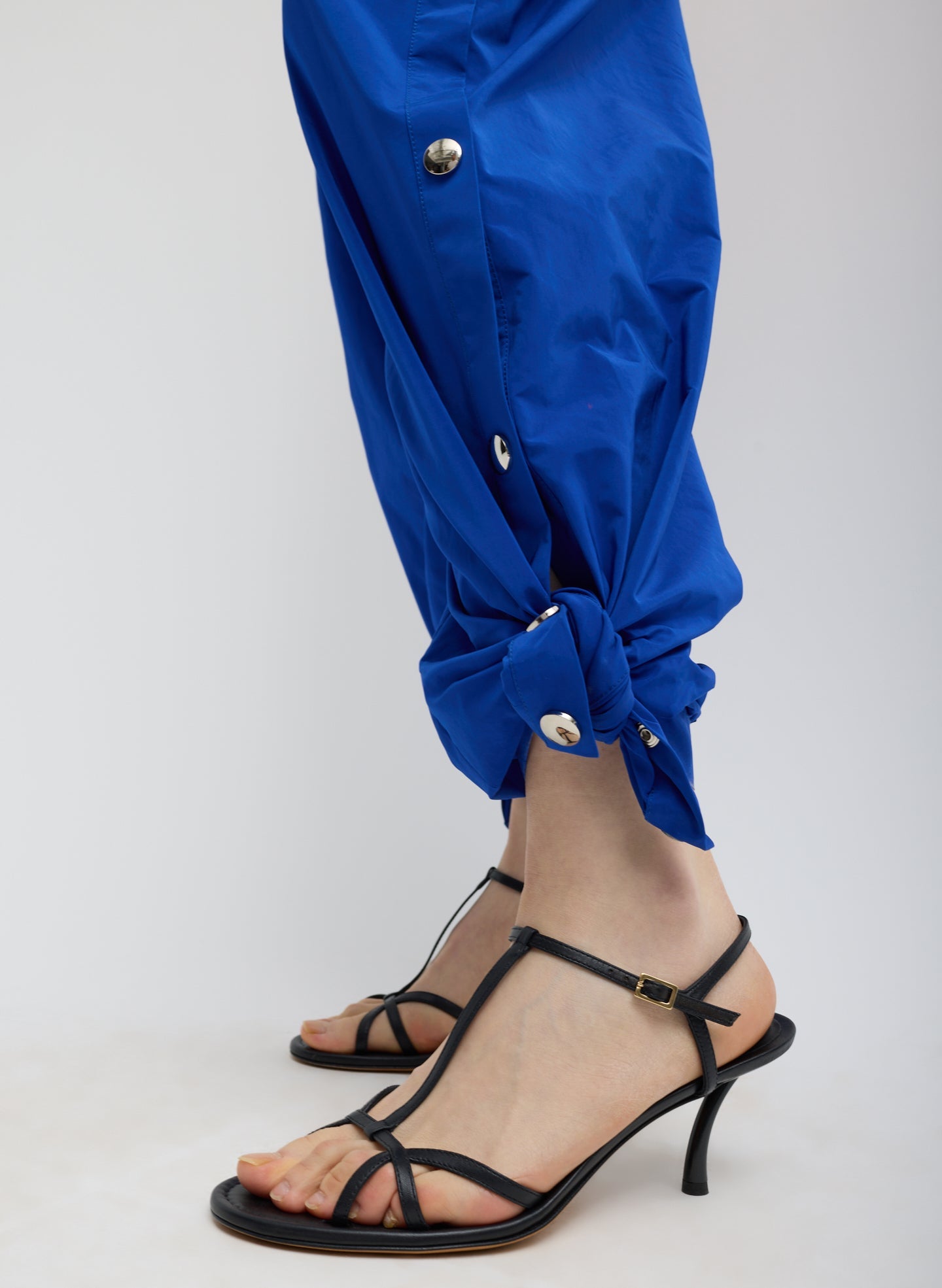 Tibi Nylon Snap Pull On Jogger