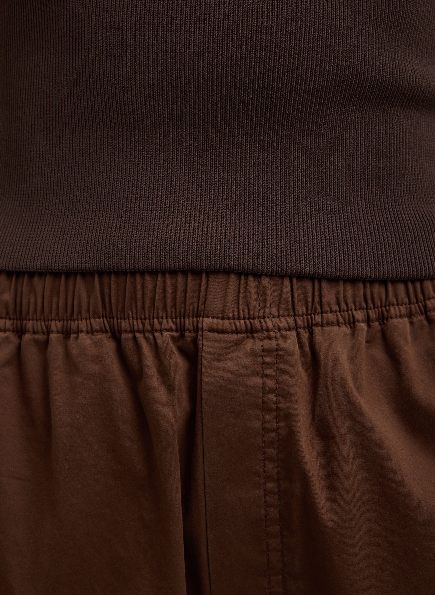 Tibi Garment Dyed Silky Cotton Winslow Pull On Pant