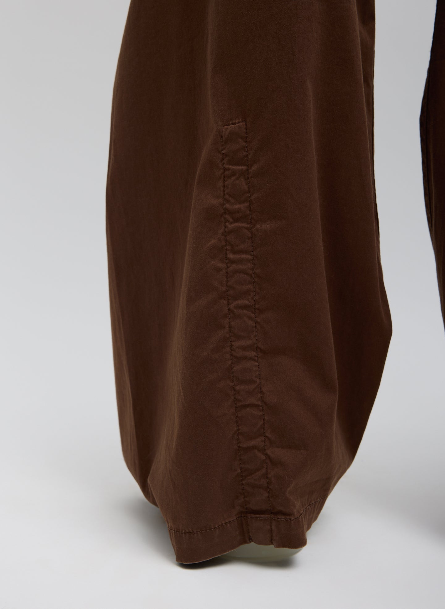 Tibi Garment Dyed Silky Cotton Winslow Pull On Pant