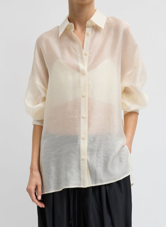 Tibi Summer Voile Oversized Shirt