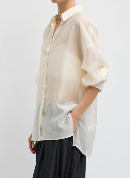 Tibi Summer Voile Oversized Shirt