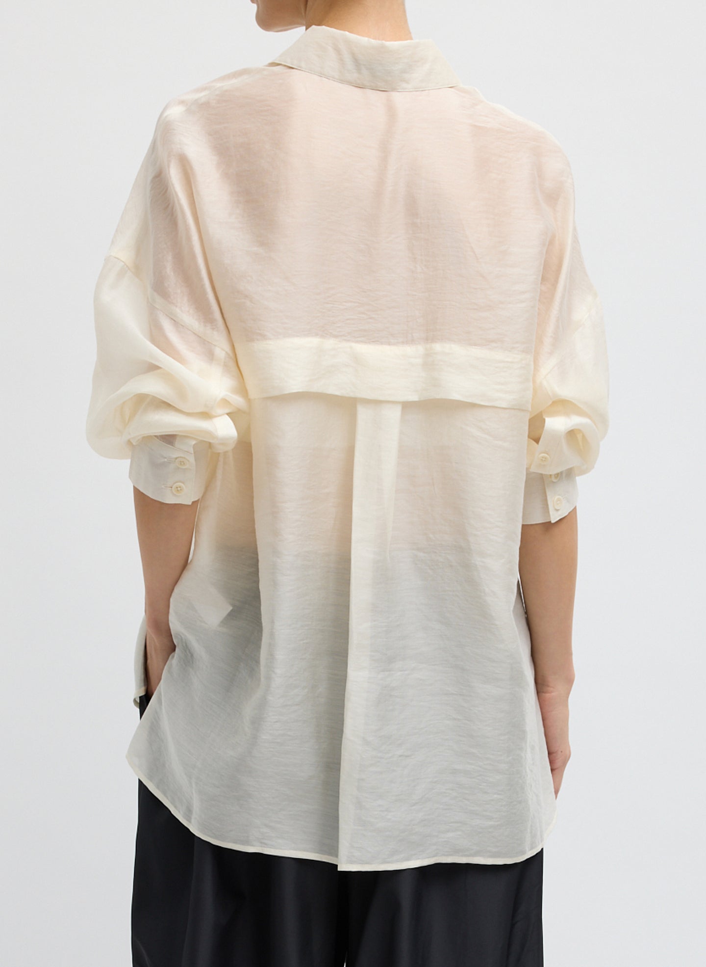 Tibi Summer Voile Oversized Shirt