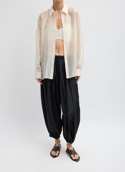 Tibi Summer Voile Oversized Shirt