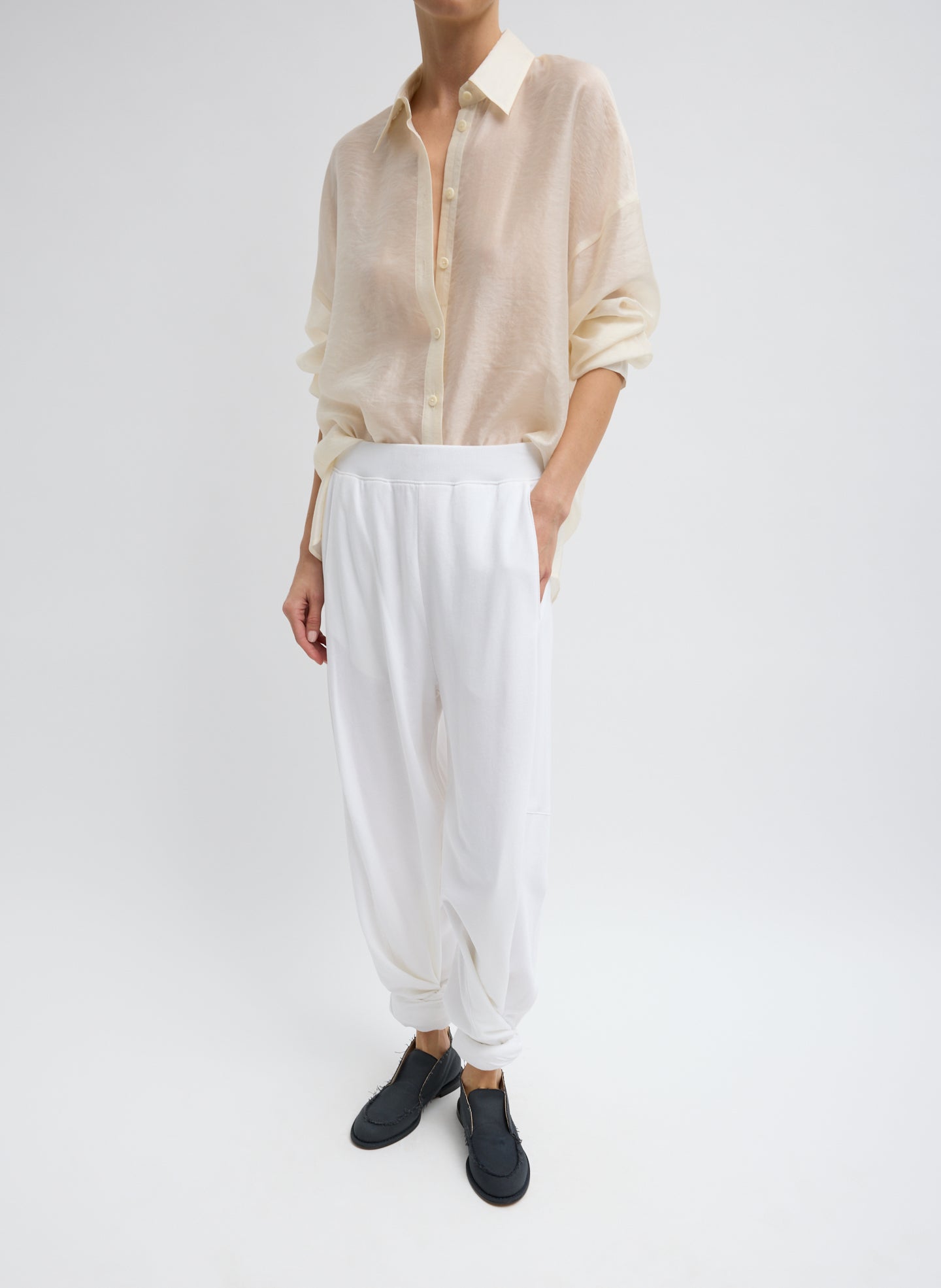 Tibi Summer Voile Oversized Shirt
