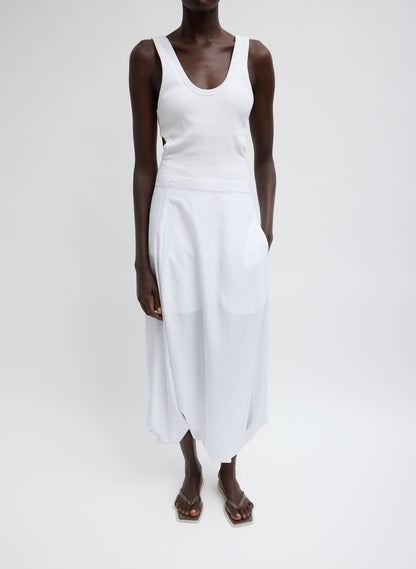 Tibi Ribbed Racerback Tank