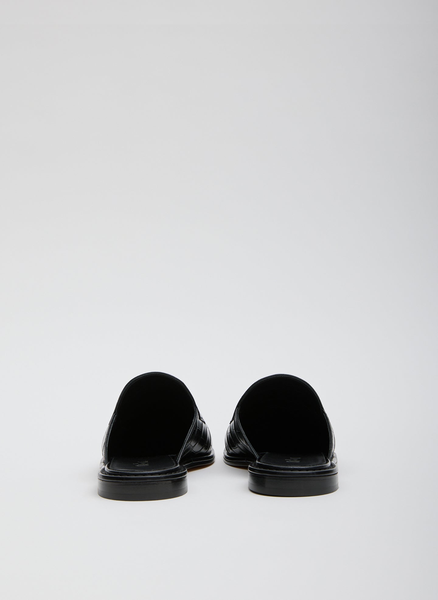 Tibi Herbert Slide Crocodile Embossed