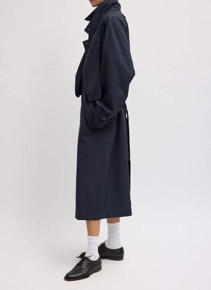 Tibi Double Collar Frank Trench