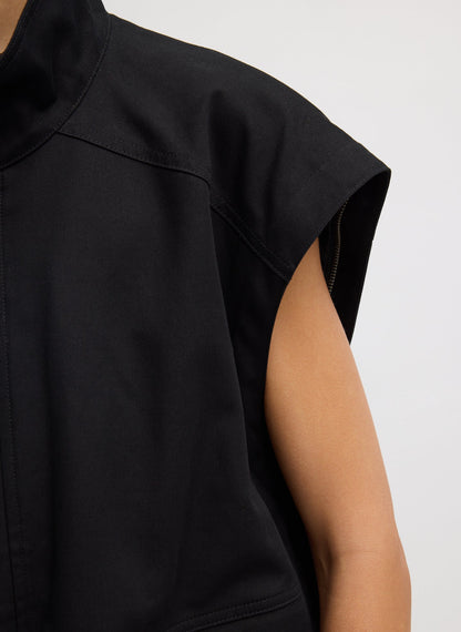 Tibi Patchwork Twill Slicker Jacket