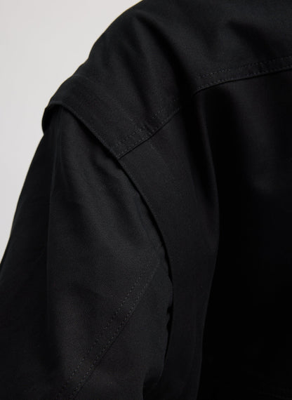 Tibi Patchwork Twill Slicker Jacket