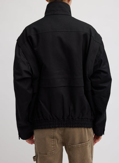 Tibi Patchwork Twill Slicker Jacket