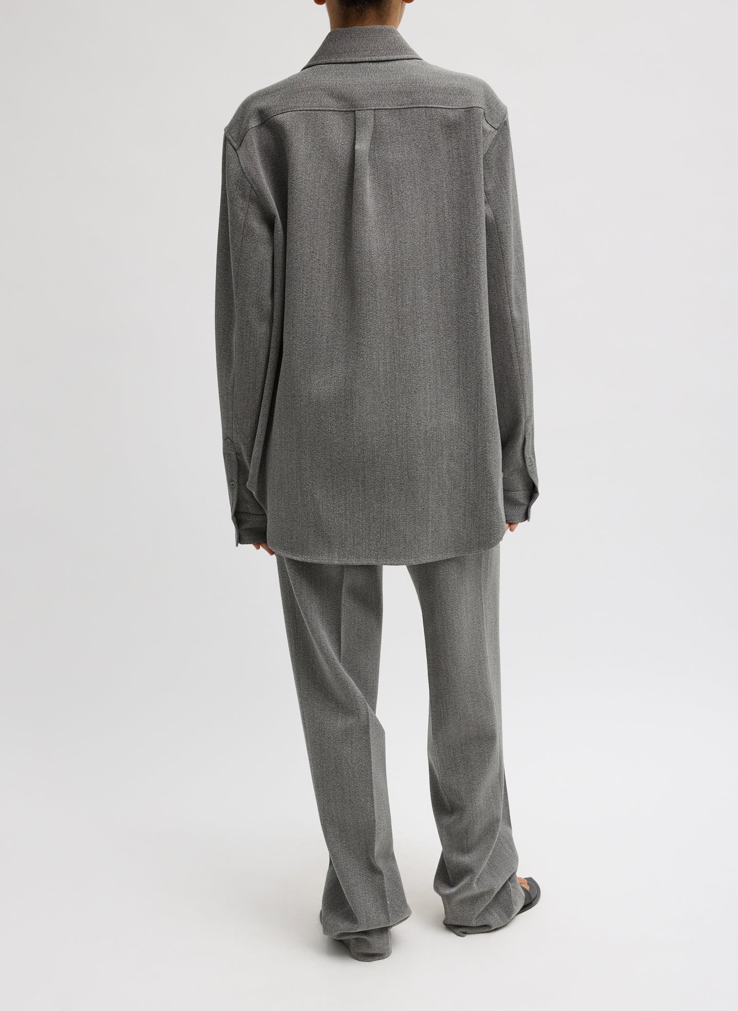Tibi Structured Wool Zipper Jacket
