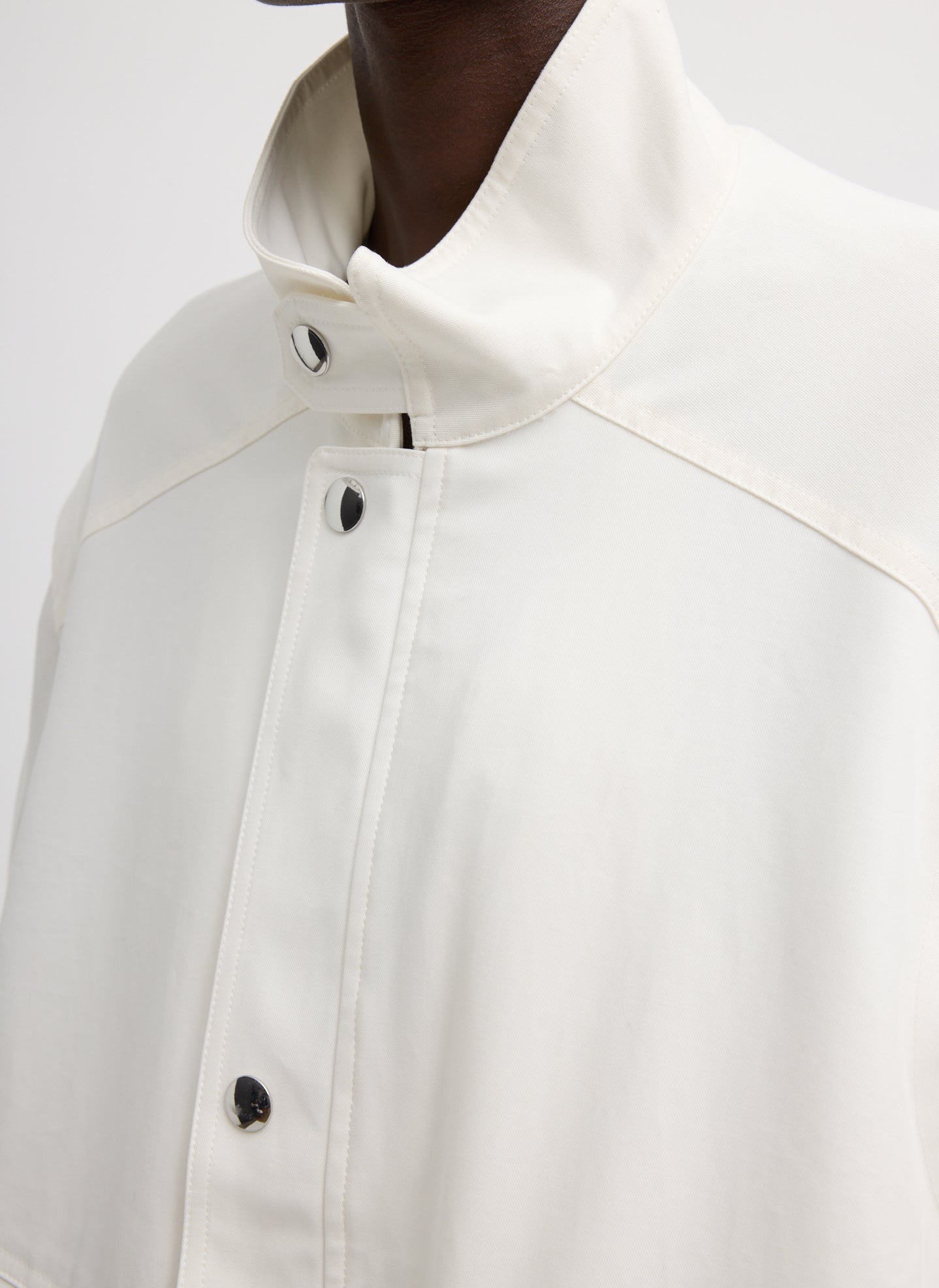 Tibi Patchwork Twill Slicker Jacket