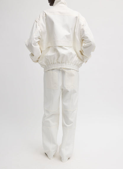 Tibi Patchwork Twill Slicker Jacket