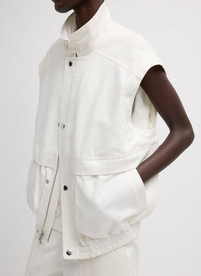 Tibi Patchwork Twill Slicker Jacket