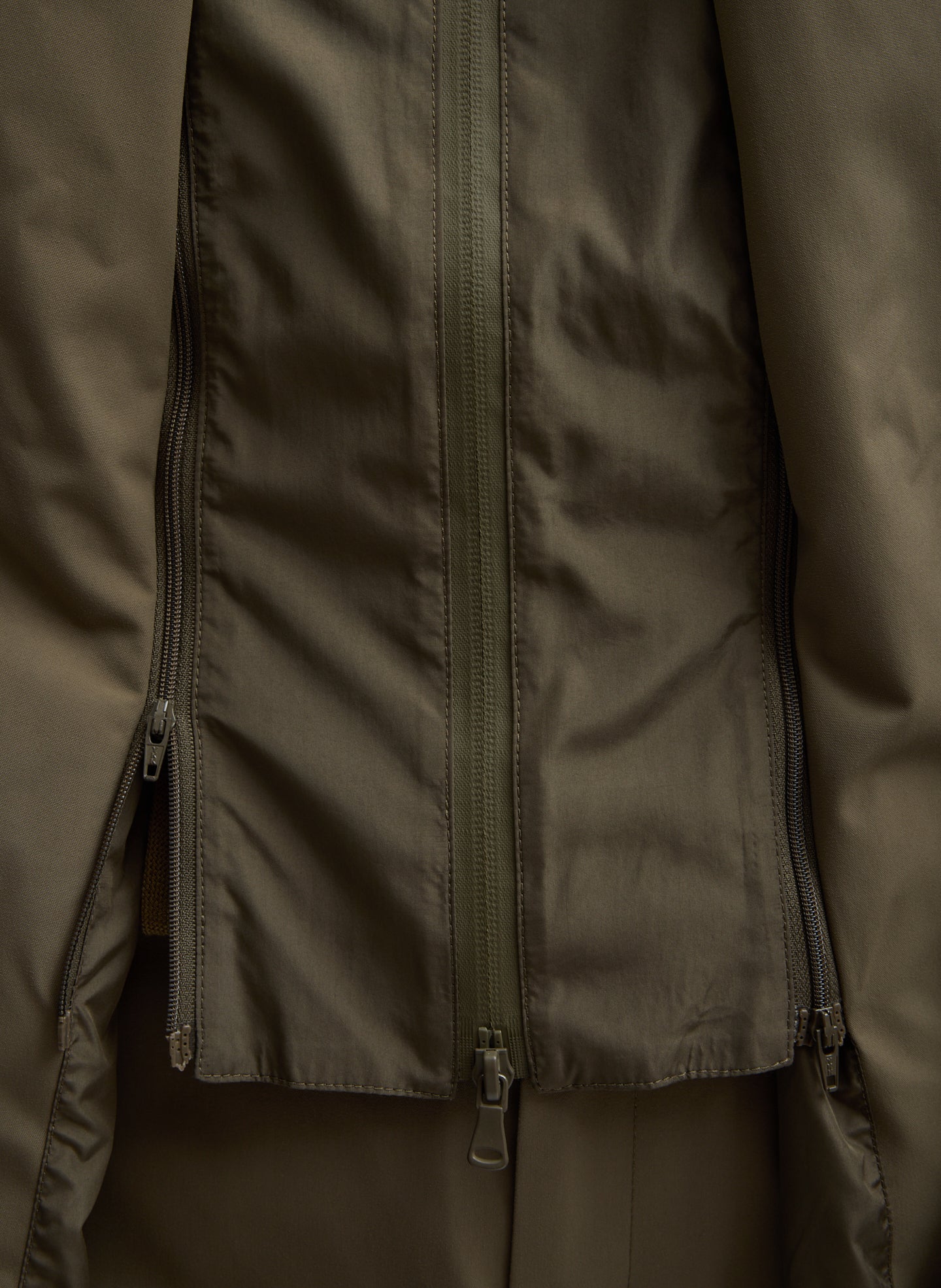 Tibi Tech Suiting Anorak Blazer With Zip Off Vest