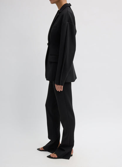 Tibi Spring Bonded Twill Sculpted Blazer