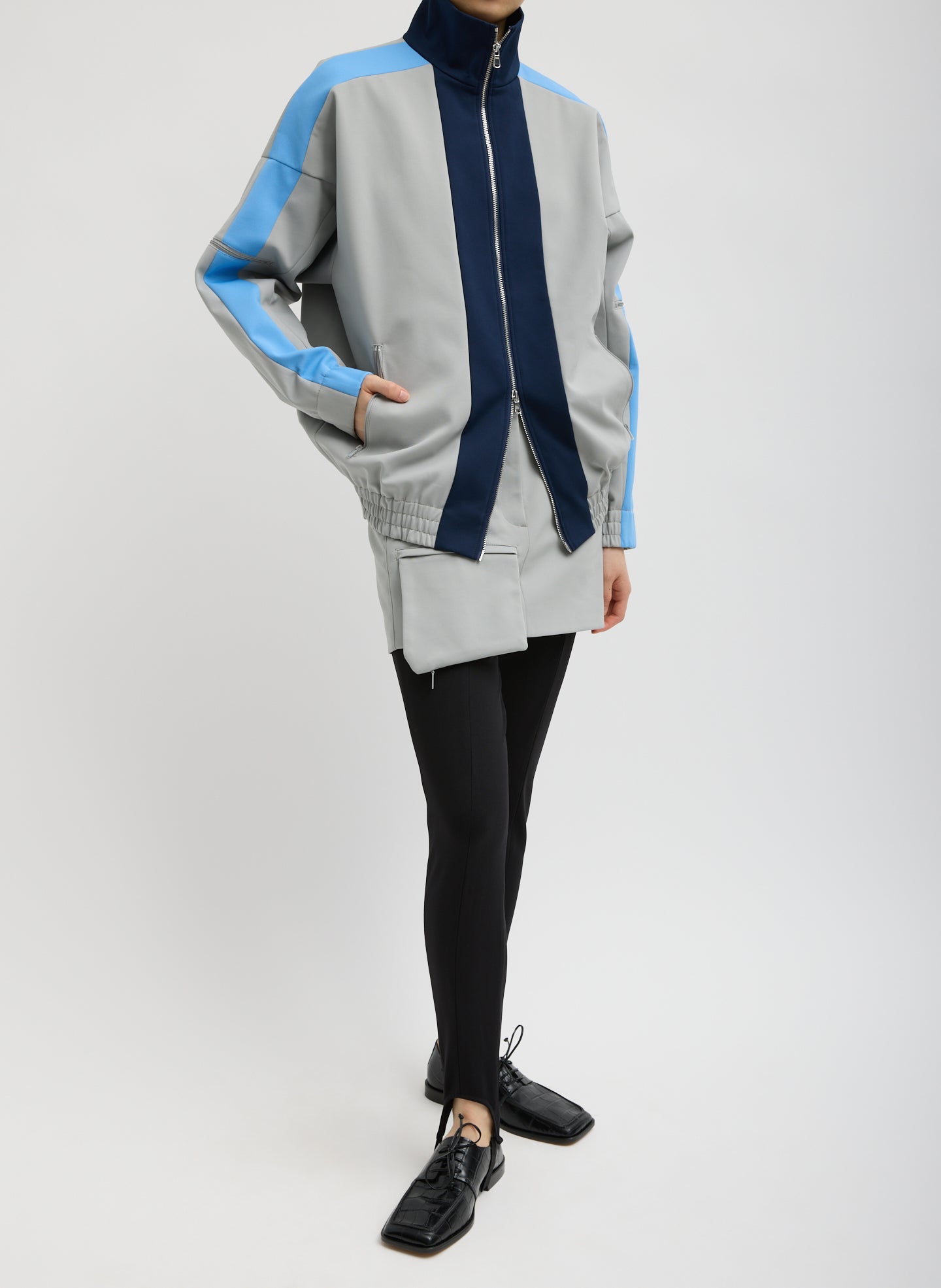 Tibi Compact Tech Knit Bomber