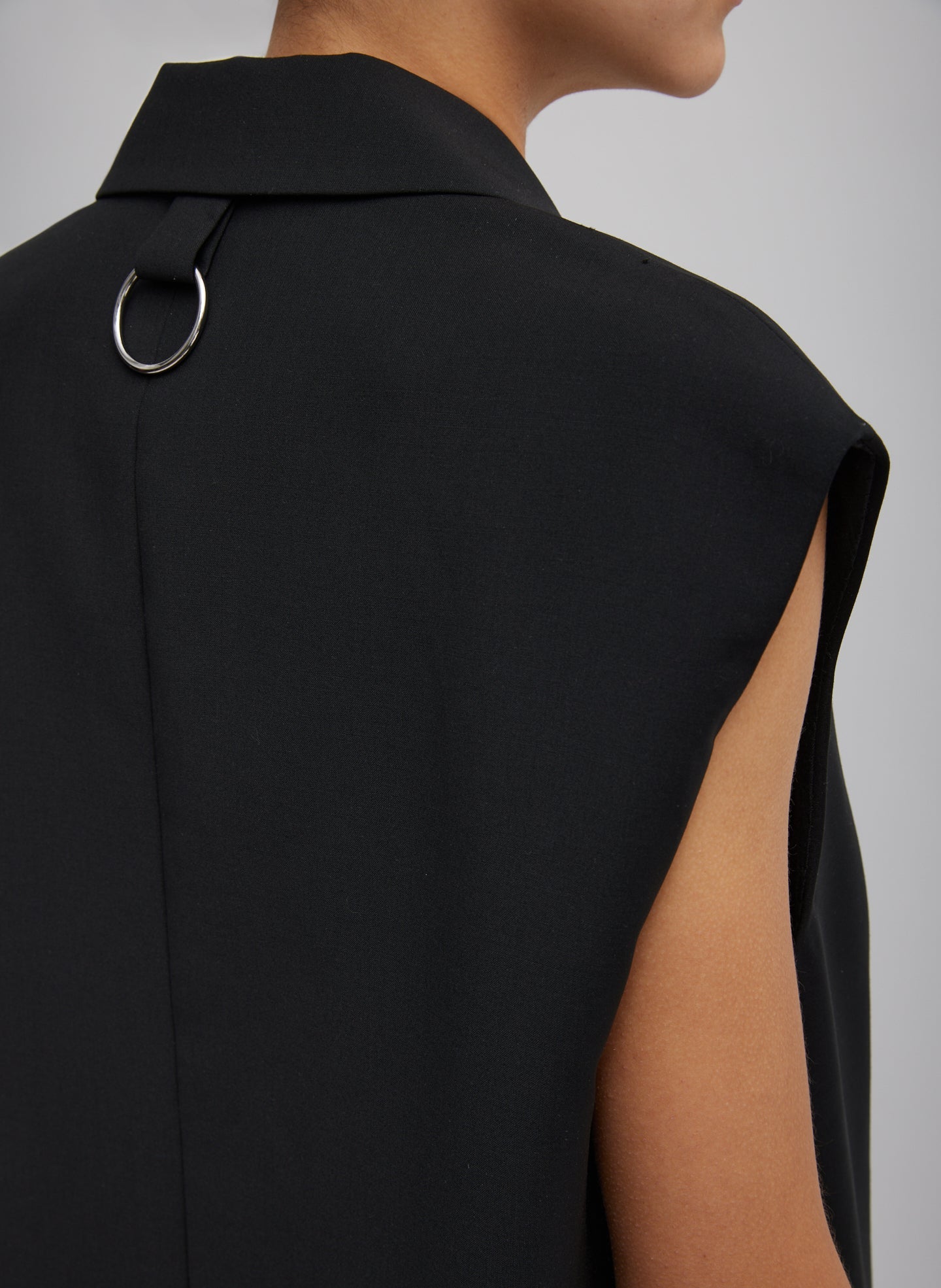 Tibi Tropical Wool Liam Vest