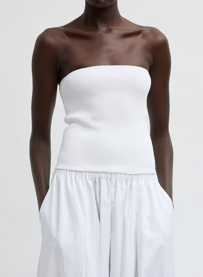 Tibi Ribbed Sweater Tube Top