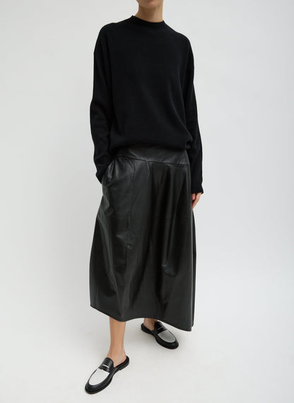 Tibi Anna Merino Wool Cut Out Racerback Pullover
