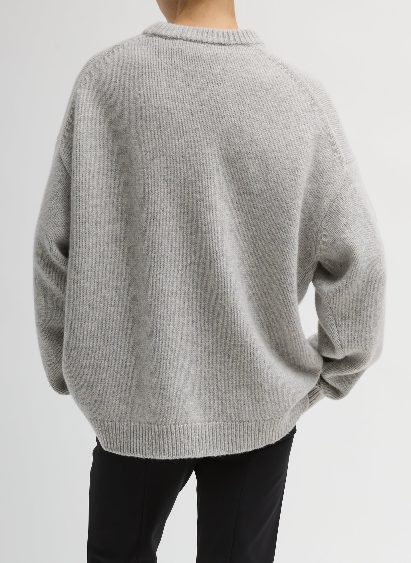 Tibi Soft Wool Ski Easy Pullover Crewneck Sweater