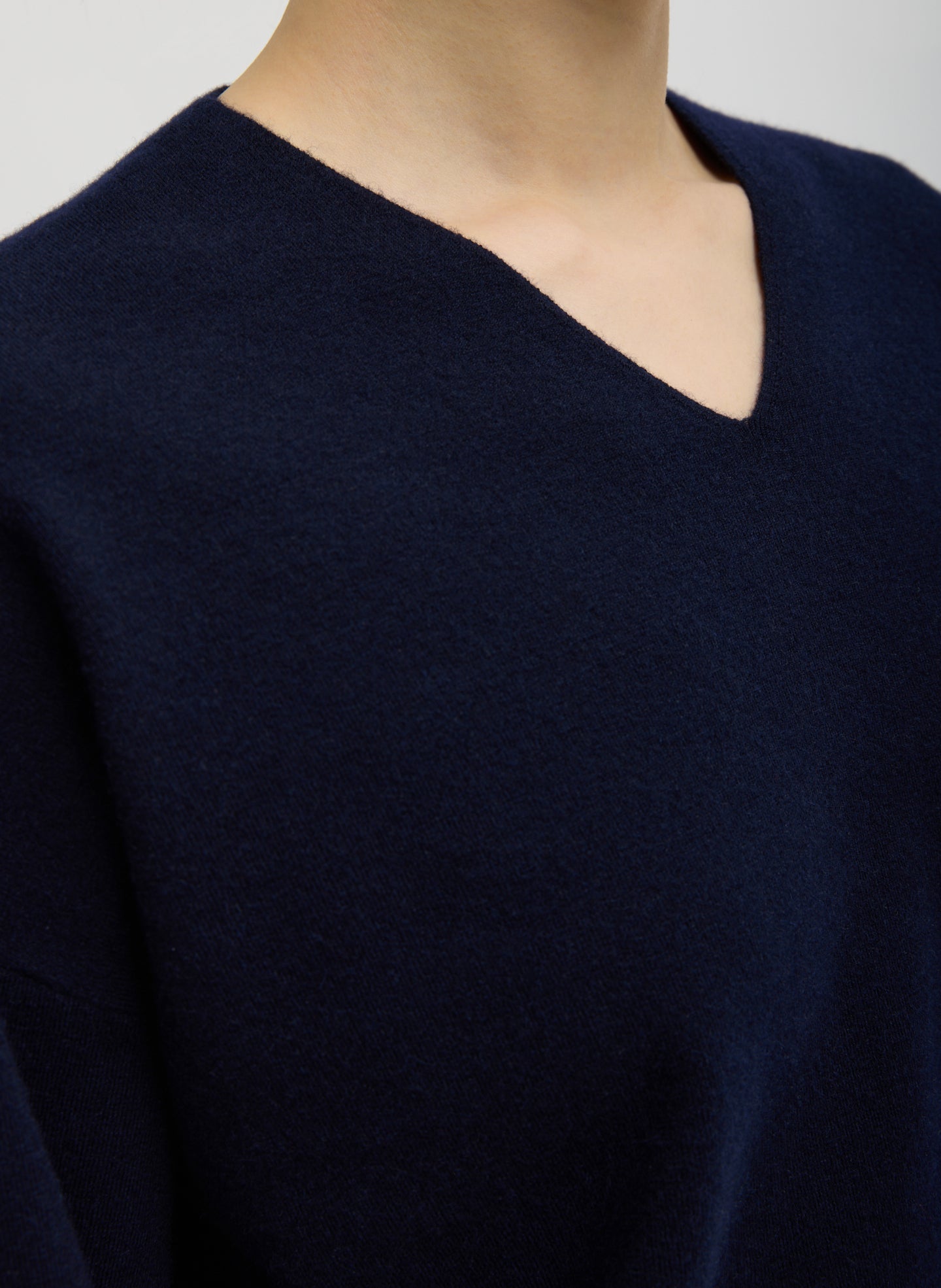 Tibi Double Faced Cashmere Oversized Easy Sweater
