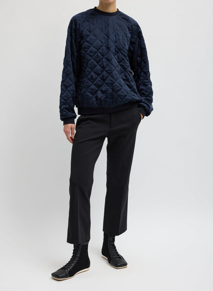 Tibi Cozy Quilting Sweatshirt