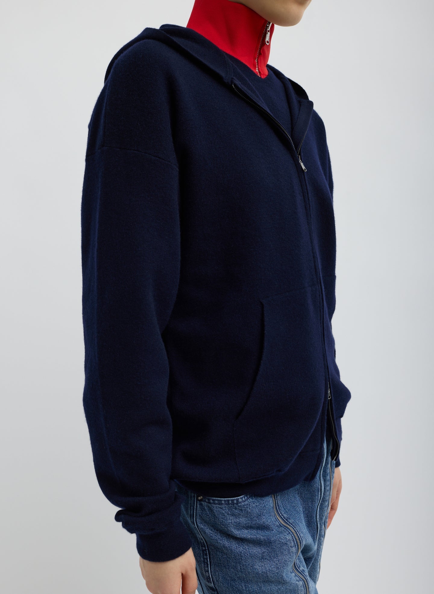 Tibi Double Faced Cashmere Hoodie