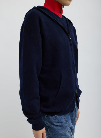 Tibi Double Faced Cashmere Hoodie